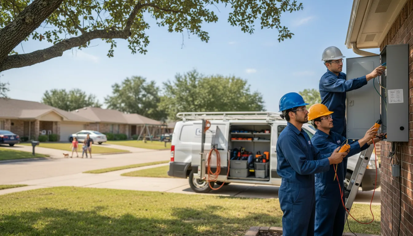 Certified electrician providing emergency electrical services in Alba, PA